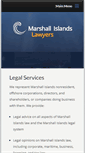 Mobile Screenshot of marshallislandslawyers.com